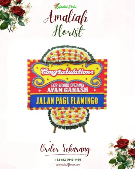 Sewa Papan Bunga Kecubung Mulya